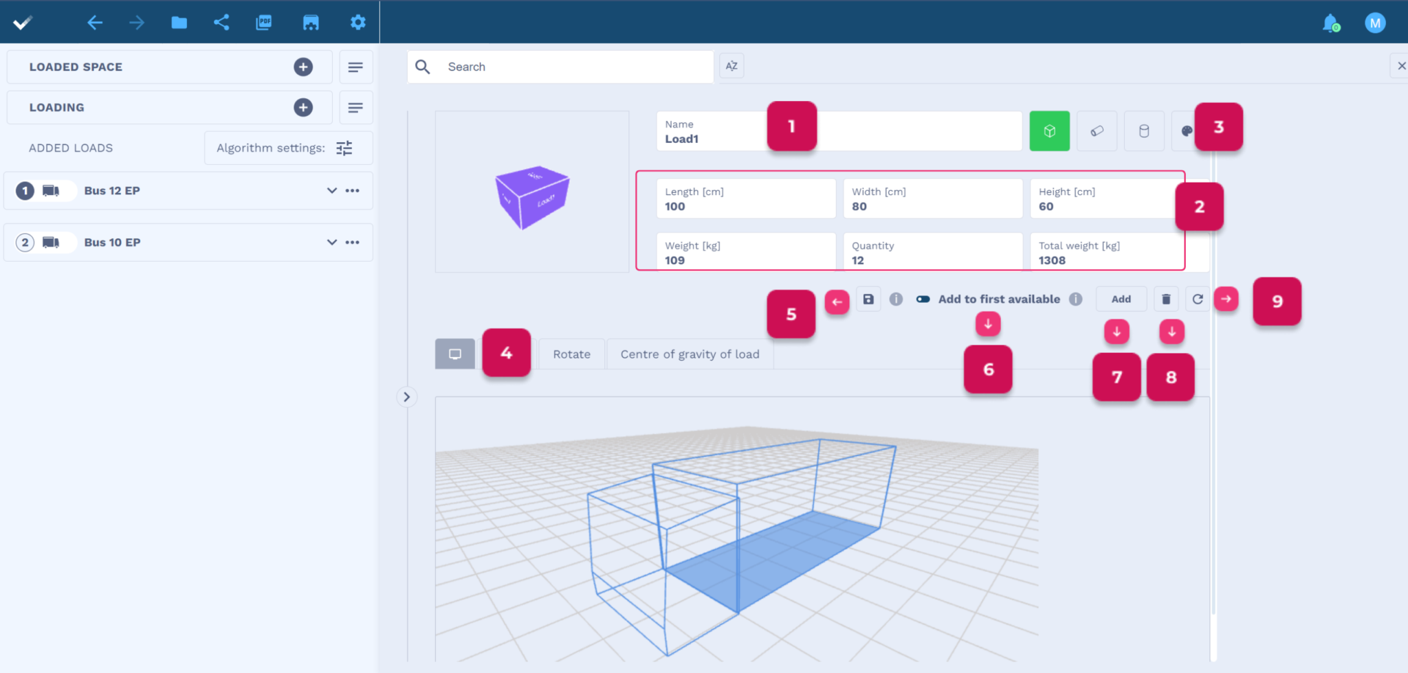 Adding loads manually | Goodloading