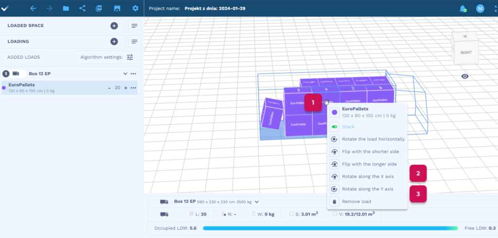 Arranging loads at an angle | Goodloading
