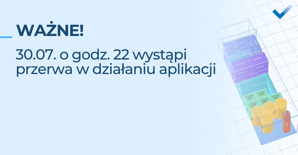 Ważne! Przerwa w dostępie do aplikacji