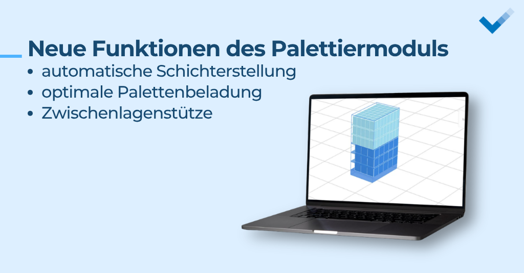 Neue Funktion in Goodloading: Erweiterte Palettierung